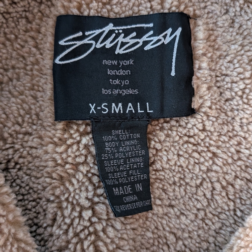Stüssy Denim Jacket With Detachable Fur Collar - Picture 5 of 8